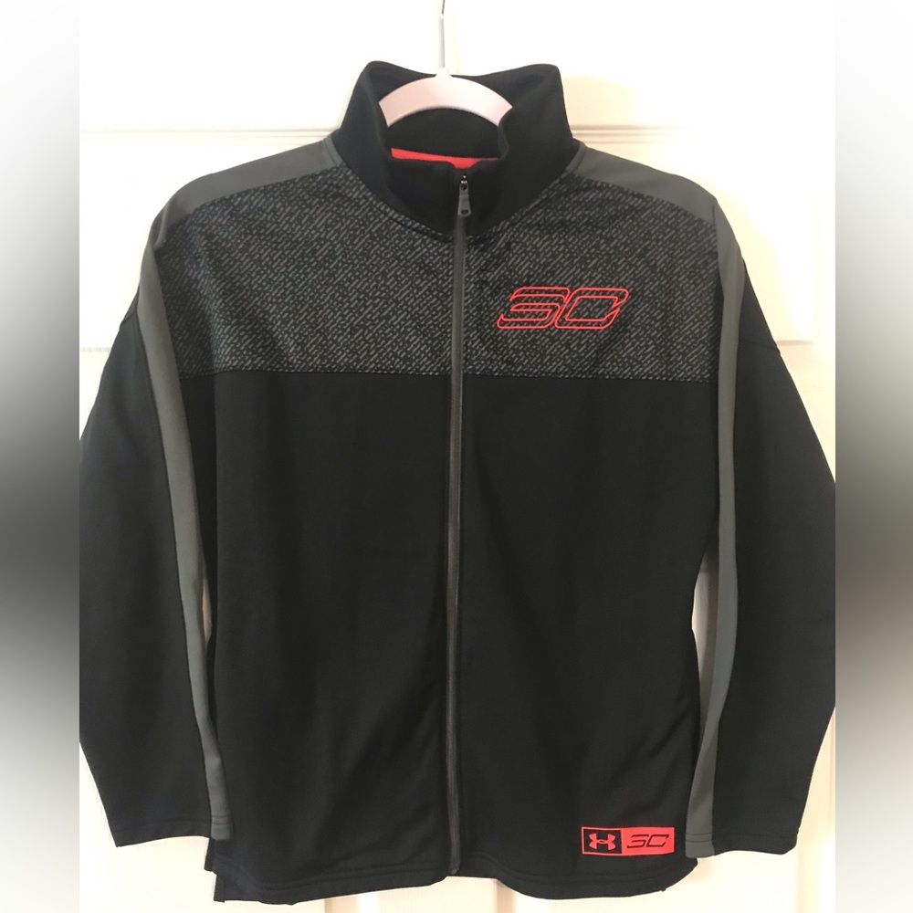 UA Steph Curry Edition Youth Medium Zip Pullover